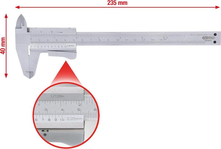 Produktbild KS Tools Taschen-Messschieber