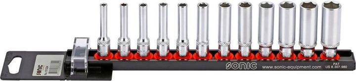 Actual product image Sonic Equipment 1/4 SOCKET SET HEXAGON LONG