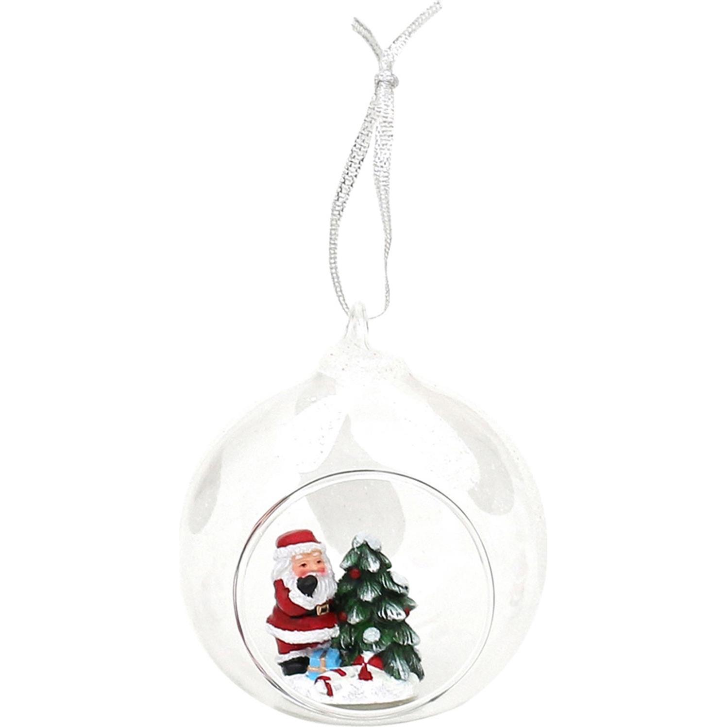 SIGRO, Weihnachtsdeko, Figur in Glaskugel
