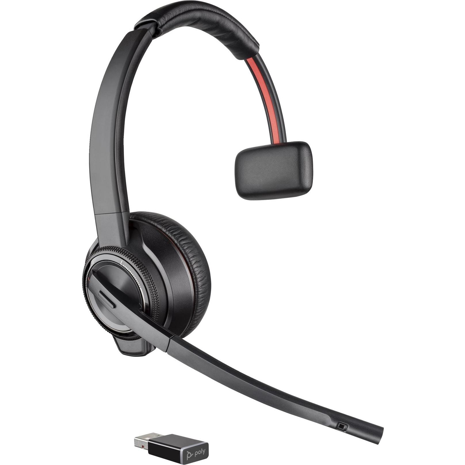 HP Savi 8210 Headset Wireless (Kabellos, USB-A), Office Headset, Schwarz