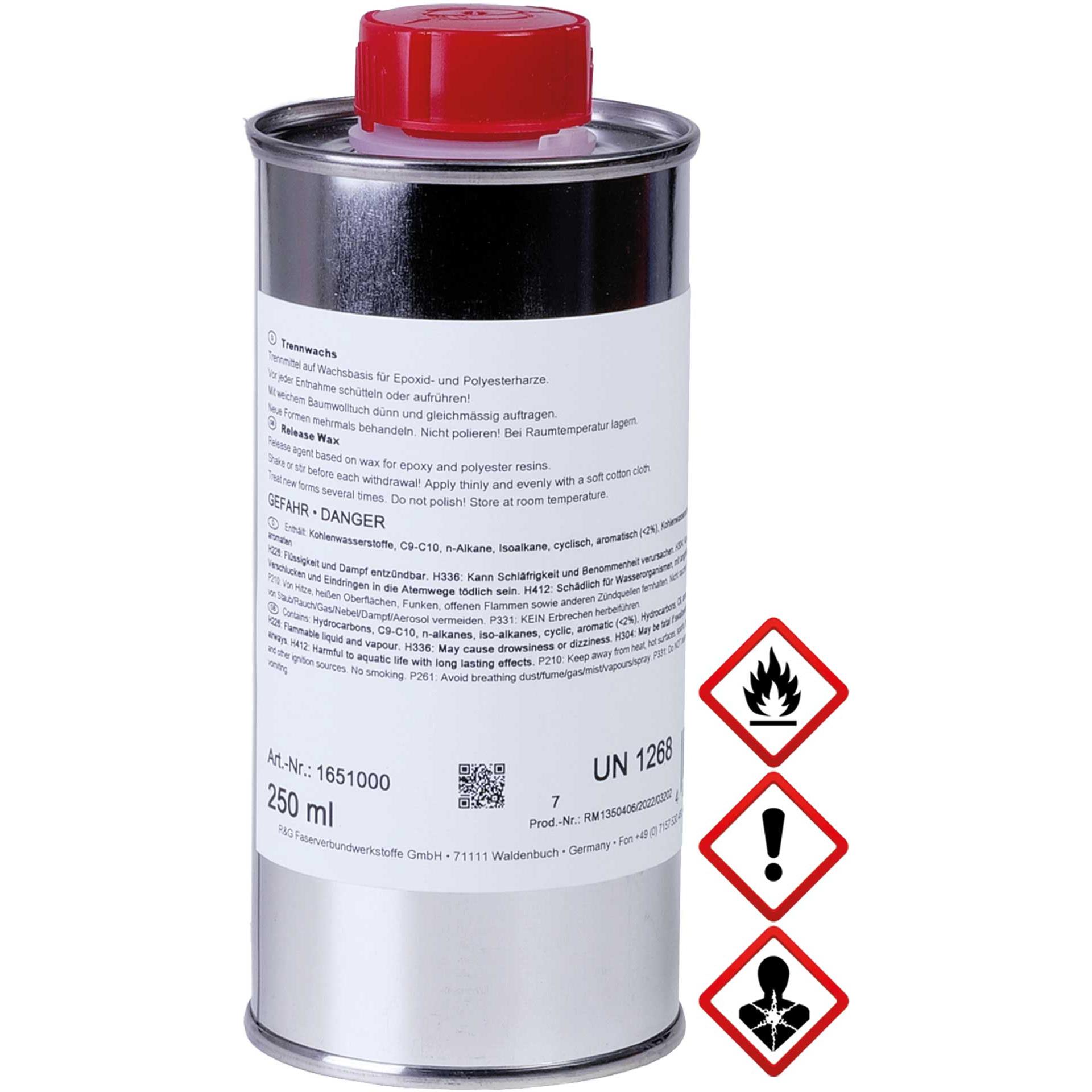R&G trennwachs, flasche/ 250 ml