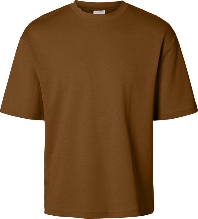 Selected Homme Slhlooseoscar Ss O-Neck Tee Noos