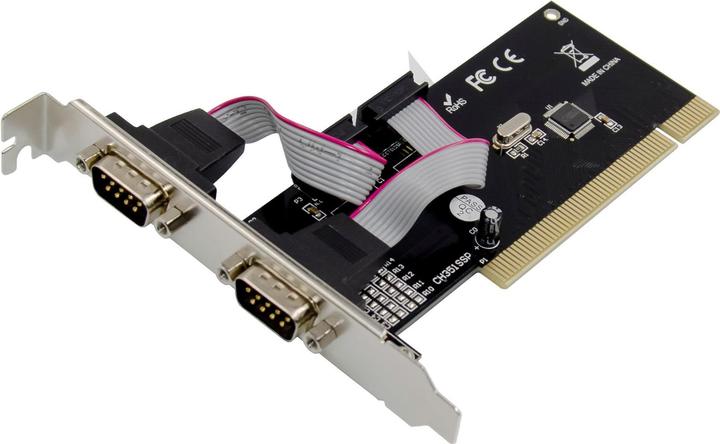 Produktbild InLine Schnittstellenkarte, 2x 9pol seriell, PCI