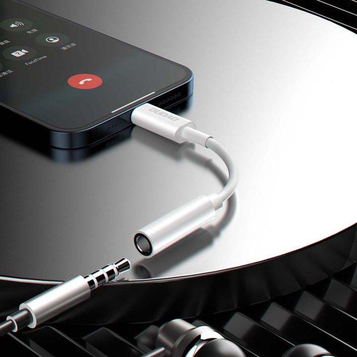 Produktbild Dudao Adapter Headphone Adapter Lightning (male) to 3.5mm mini jack (female) 10cm (3.5mm Klinke, Lightning)