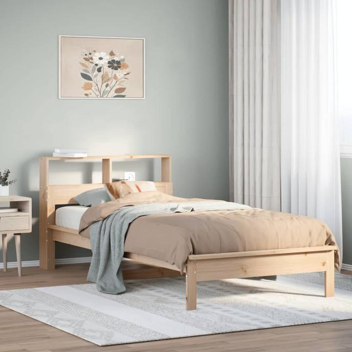 Image du produit vidaXL Bett mit Regal (100 x 200 cm)
