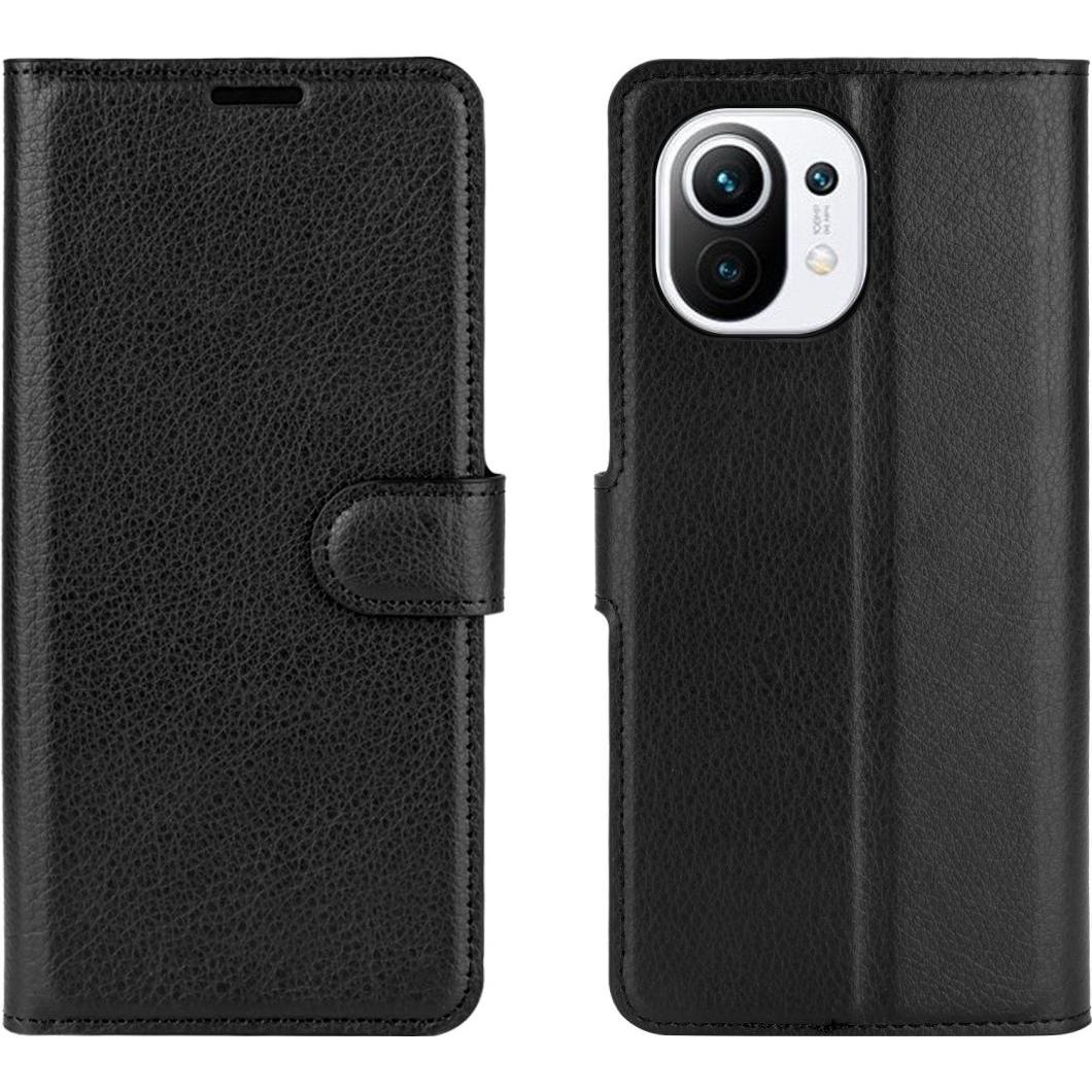 Thumbnail - Screenguard Xiaomi Mi 11 Leather Guard Lederhülle (Xiaomi Mi 11), Smartphone Hülle, Schwarz
