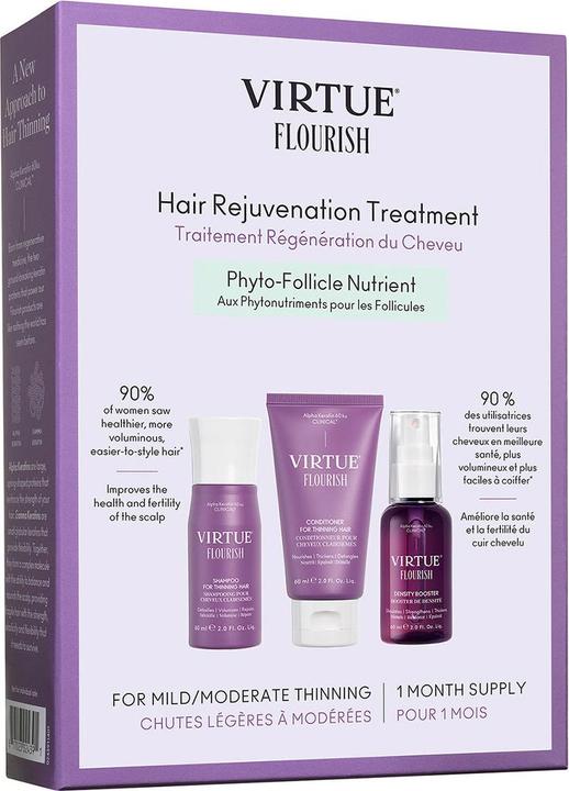 Immagine prodotto Virtue Labs Trattamento di ringiovanimento dei capelli Flourish Set di fornitura per 1 mese (Set per la cura dei capelli)