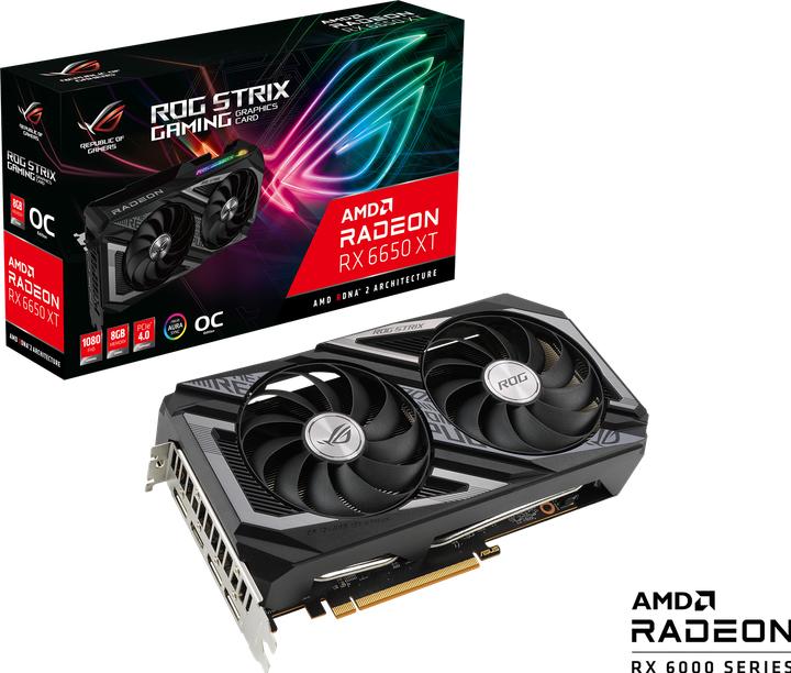 Produktbild ASUS ROG Radeon STRIX RX6650XT O8G V2 GAMING (8 GB)