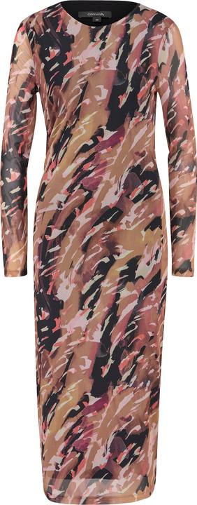 Image du produit Comma Kleid Gemustertes Meshkleid mit Raffung (36)