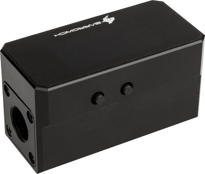 Barrow OLED flow meter - black