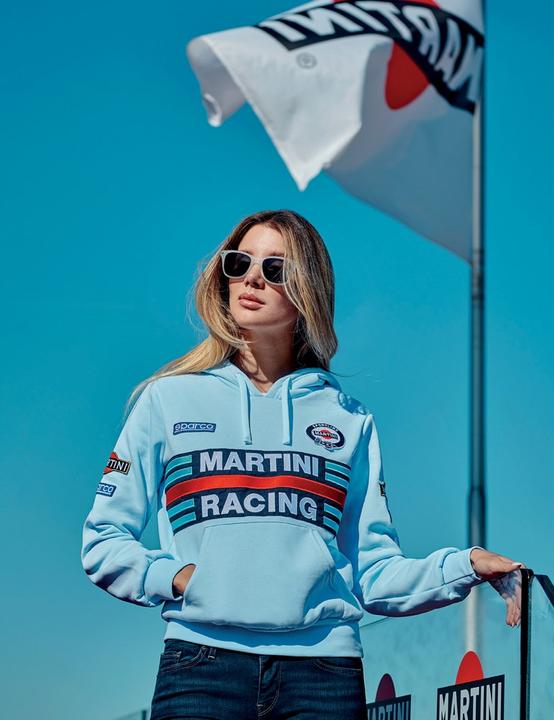 Immagine prodotto Sparco Martini Racing Felpa con cappuccio Lady (S)