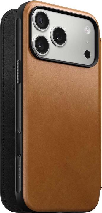 Actual product image Nomad Modern Leather Folio - Lederhülle für das iPhone (Apple iPhone 17 Pro Max)