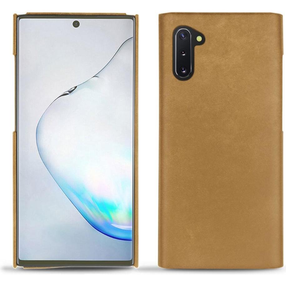 Noreve Lederschutzhülle (Samsung Galaxy Note 10), Smartphone Hülle, Braun