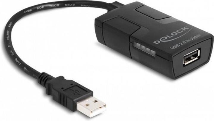 Produktbild Delock Isolator USB 2.0 Typ-A Stecker zu Buchse mit 5 kV Iso (USB 2.0)