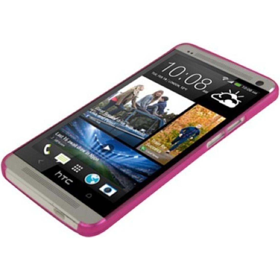 Thumbnail - König Design Schutzhülle Case Ultra Dünn 0,3mm für Handy HTC One M7 Pink Transparent (HTC One M7), Smartphone Hülle, Ros...