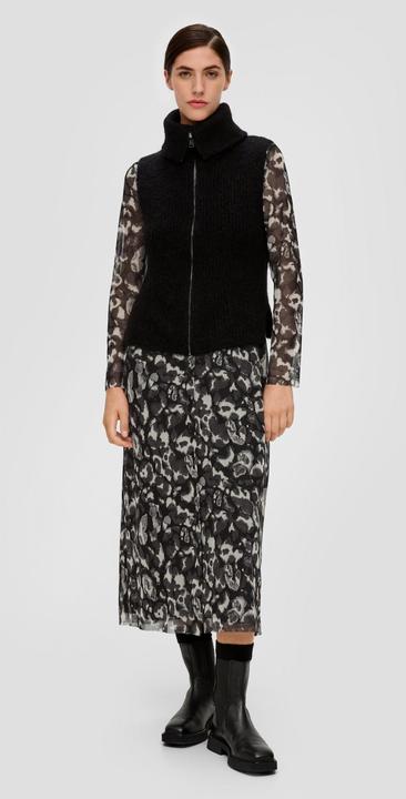 Produktbild s.Oliver Hemdblusenkleid aus Mesh (34)