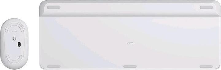 Image du produit Logitech Clavier et souris sans fil Slim Combo MK470 Clavier USB QWERTY Italien Blanc (IT, Sans fil)