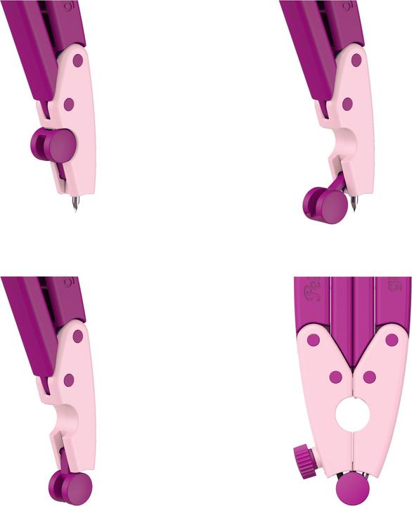 Produktbild Pelikan griffix® Zirkel Sweetberry, 3 Stück Faltschachtel