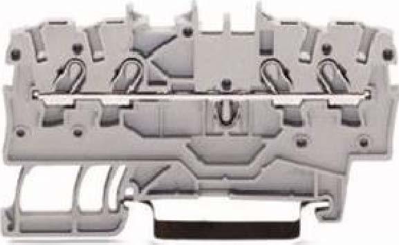 Image du produit Wago Borne de passage 3.5 mm Ressort de traction Noir 2000-1405 100 pcs (2000-1405)