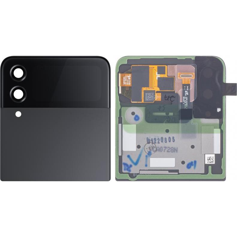Samsung Display Unit für Galaxy Z Flip4 F721, Sub Outer, w/o Frame, Graphite, Mobilgerät Ersatzteile