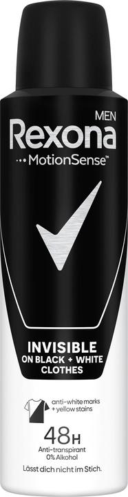 Rexona Invisible Black & White (Spray, 150 ml)