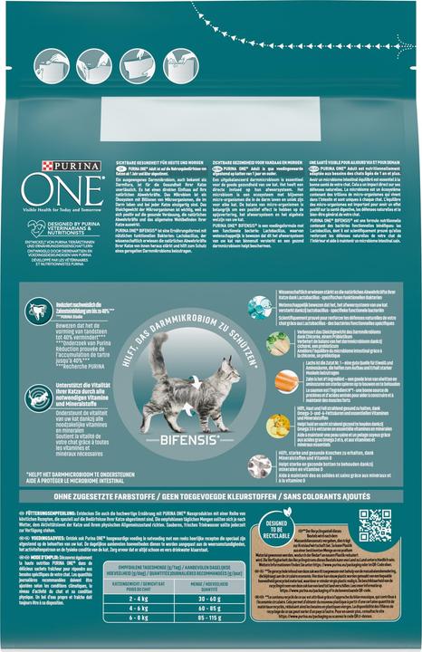 Produktbild Purina ONE Lachs und Vollkorn (Adult, 1 Stk., 3000 g)