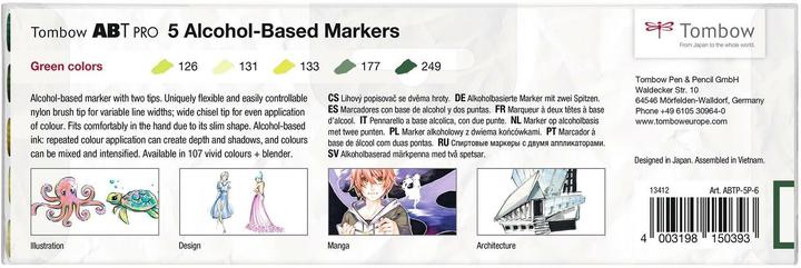 Produktbild Tombow Stifte Green Colors, mit Box, 5er-Set (5x)