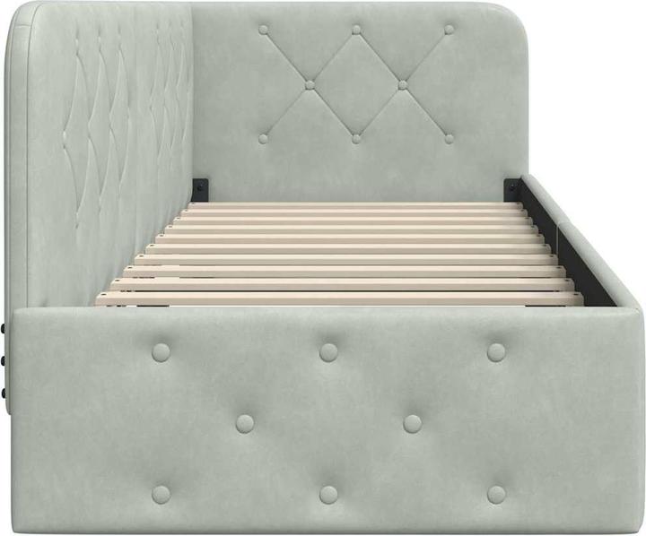 Image du produit vidaXL Eckbettgestell (80 x 200 cm)