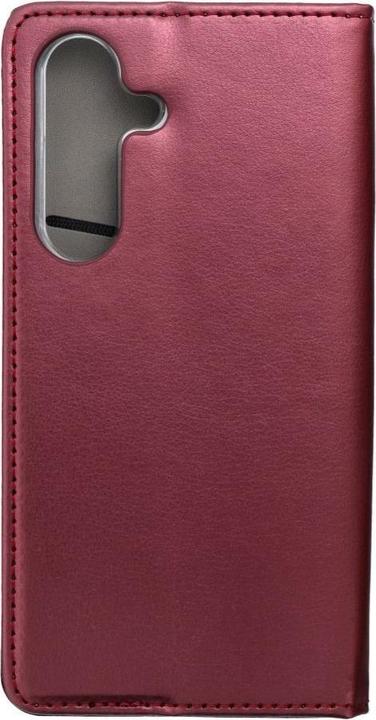 Actual product image OEM Book case SMART MAGNETO Book case for SAMSUNG S25 burgundy (Samsung Galaxy S25)
