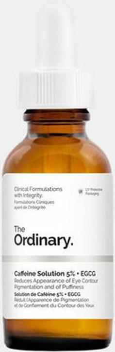 Image du produit The Ordinary Caffeine Solution 5% + EGCG (Soin des yeux Sérum, Jour + nuit, 30 ml)