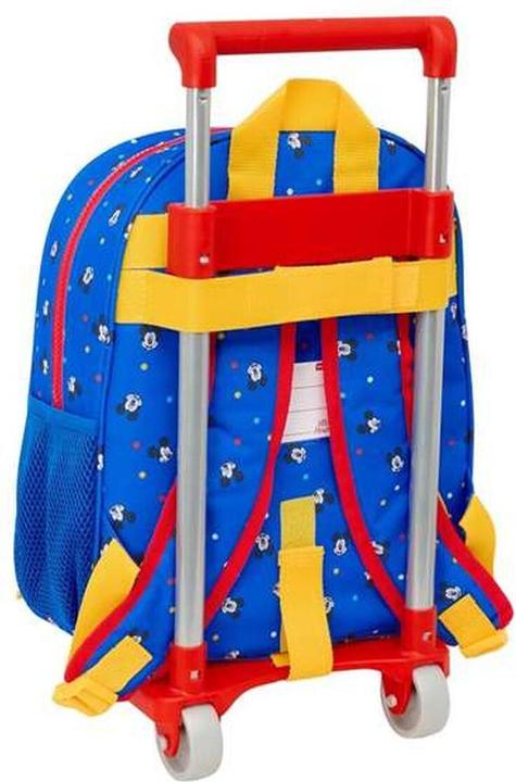Actual product image Mickey Mouse Club House Schulrucksack mit Rädern Mickey Mouse Clubhouse Good day Blau 28 x 34 x 10 cm