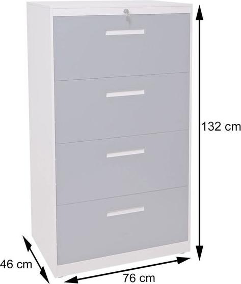 Produktbild Jamb Hängeregisterschrank abschliessbar (132 x 76 x 46 cm)