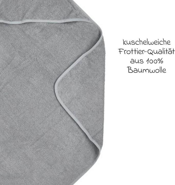 Produktbild Meyco Kaputzentuch basic Frottee grau