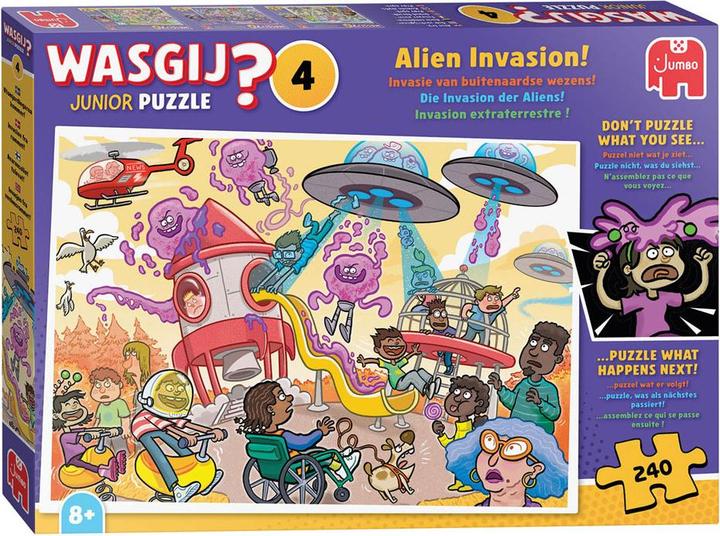 Produktbild Jumbo Puzzle Wasgij Junior 4 Titel Tbd (240) (240 Teile)