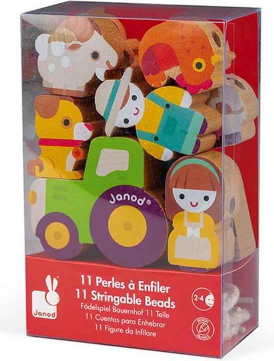 Actual product image Janod Thread game farm