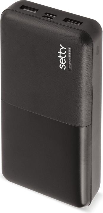 Immagine prodotto Setty Power bank 20000 mAh black R (20000 mAh)