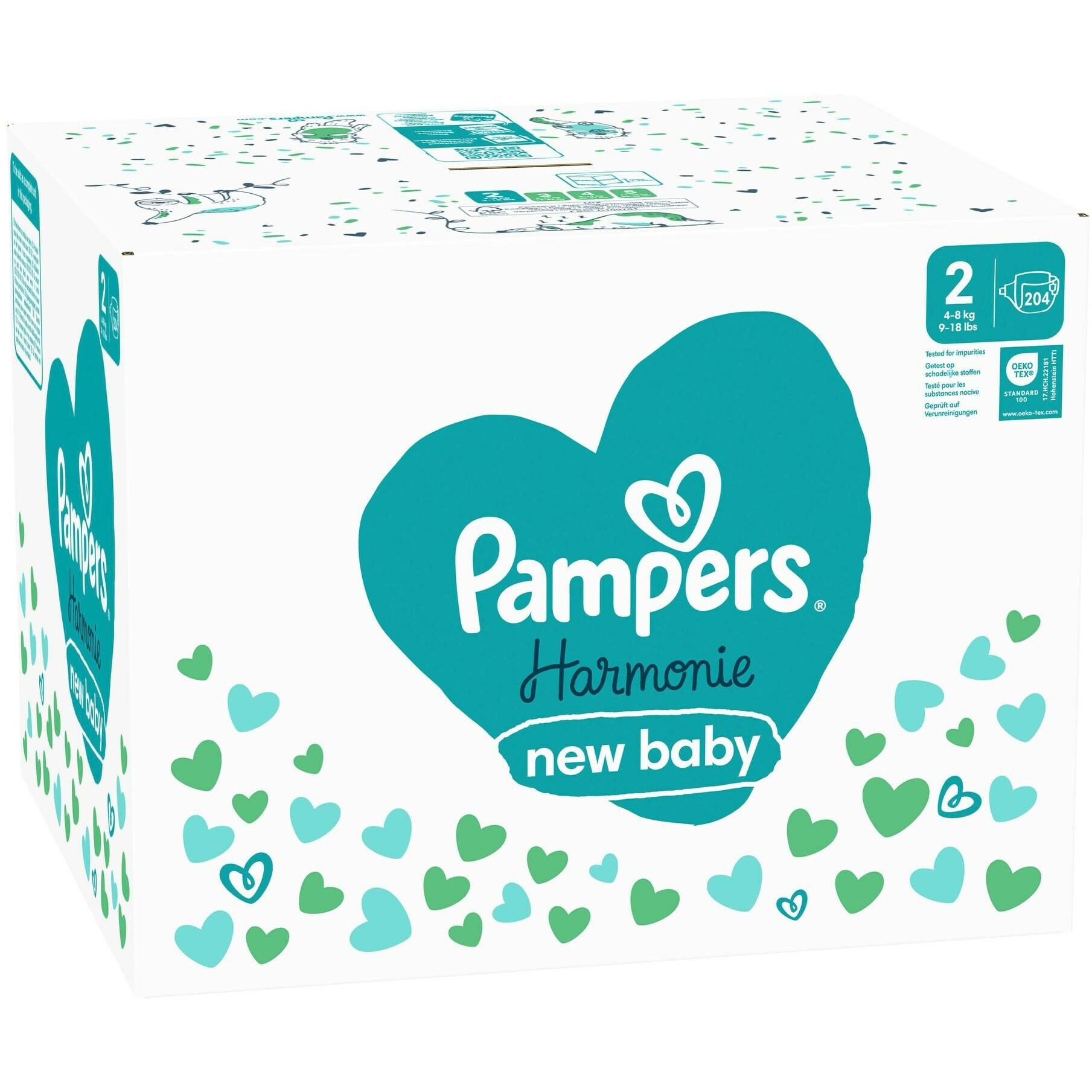 Thumbnail - Pampers Harmonie (Gr. 2, Monatsbox, 204 Stück)