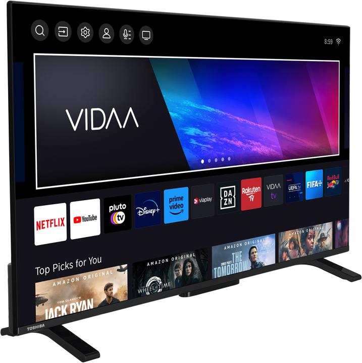 Actual product image Toshiba 43UV2363DG Fernseher 109,2 cm (43) 4K Ultra HD Smart-TV WLAN Schwarz 250 cd/m² (43", LED, 4K, DE)
