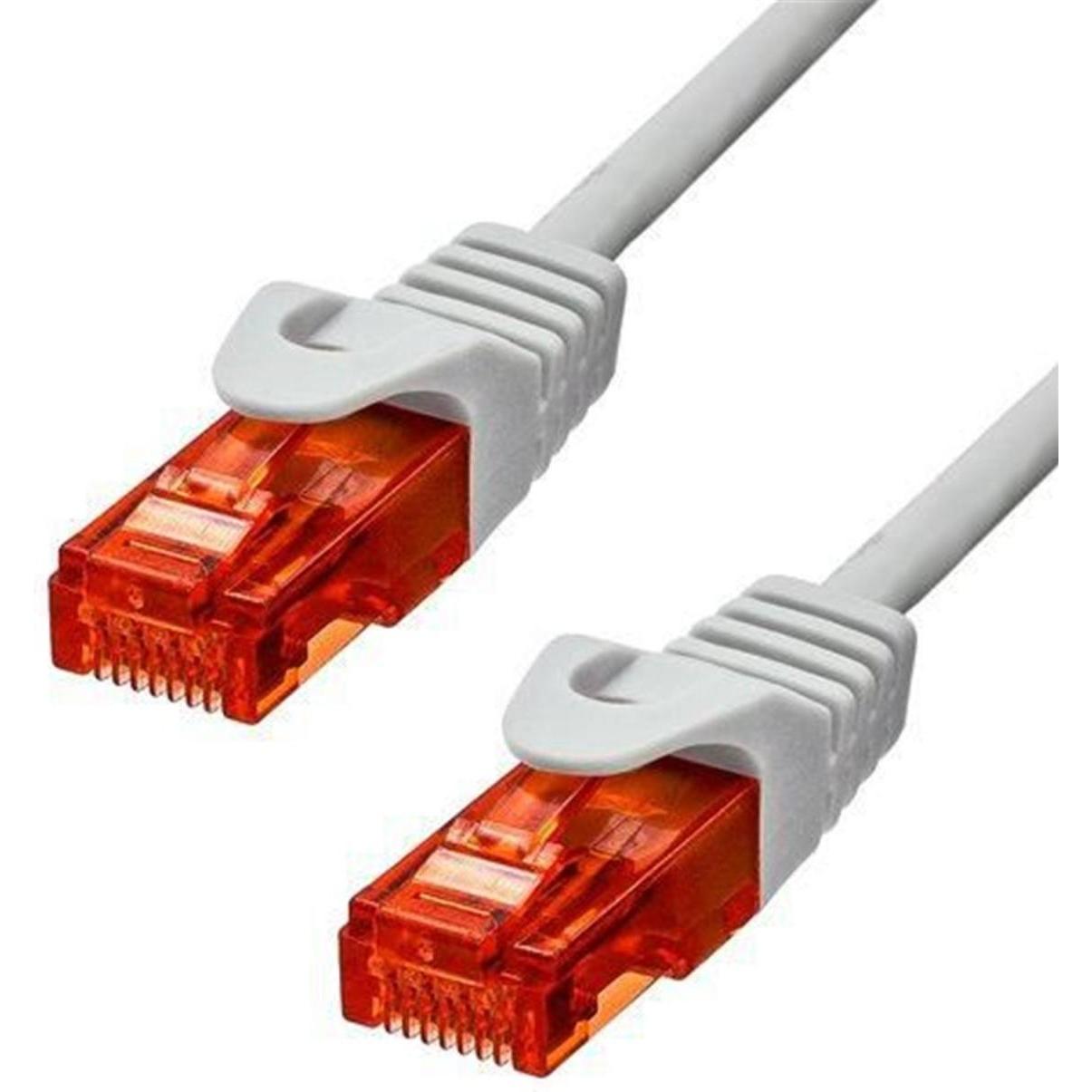 ProXtend U/UTP CAT6 LSZH AWG 24 CU Grey 0.5M (U/UTP, CAT6, 0.50 m), Netzwerkkabel