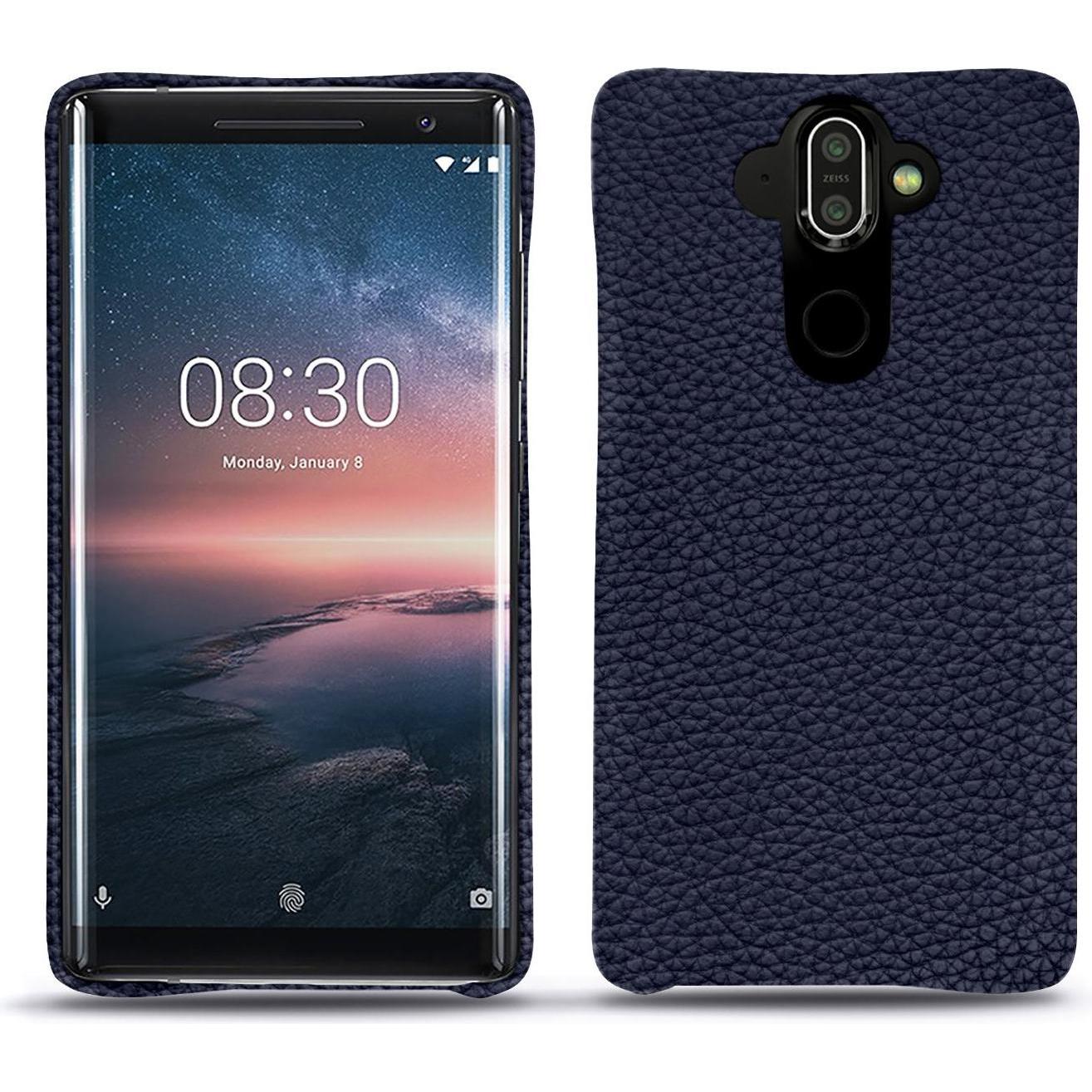 Noreve Lederschutzhülle (Nokia 8 Sirocco), Smartphone Hülle, Violett