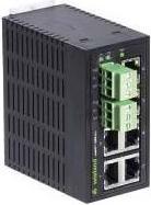 Actual product image Wieland Electric wienet UMS 6-L - Switch 6-Port Fast Ethernet Top-hat rail (83.040.0000.1) (6 Ports)