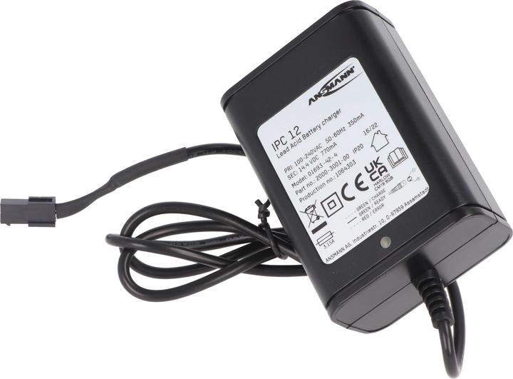 Produktbild XCell Ladegerät inklusive 1 Akku passend für den Multipower Bleiakku MP0.8-12H Heim und Haus (1 Stk., 800 mAh, Ladegerät inkl. Akku)