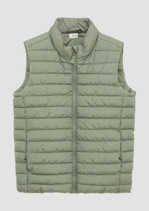 Actual product image S.Oliver Outdoor-Weste Steppweste mit Stehkragen (146, 152)