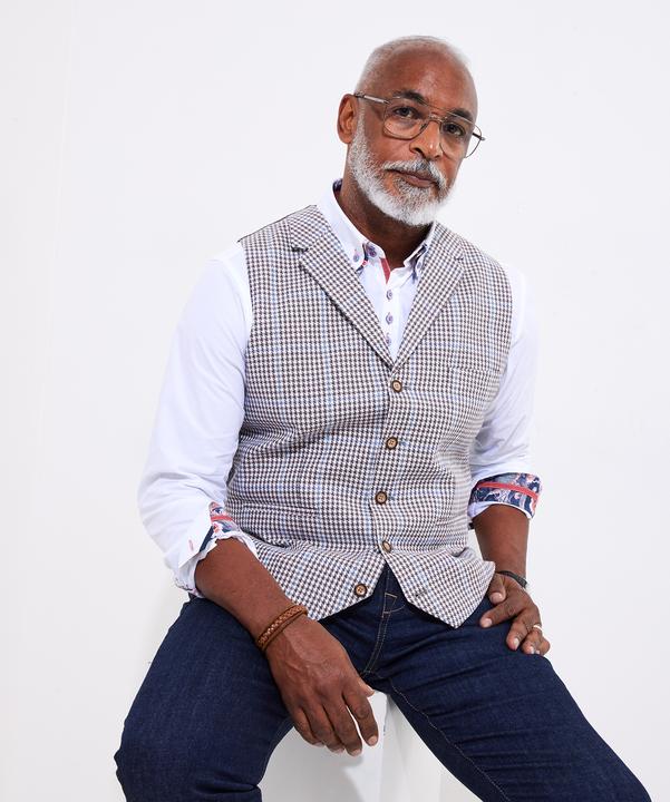 Image du produit Joe Browns Linen Blend Houndstooth Waistcoat (Bande de fréquences 38 (2600 MHz))