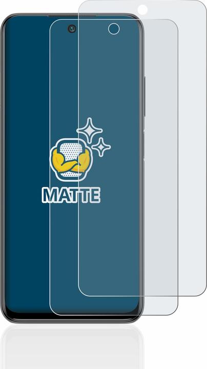 Actual product image BROTECT Anti-glare screen protector matt (2 Piece, Xiaomi Redmi Note 10 5G)