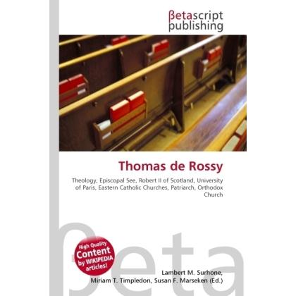 Thomas de Rossy, Sachbücher
