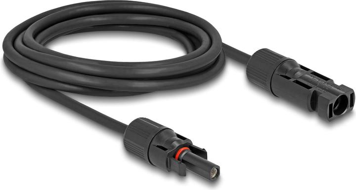 Actual product image Delock DL4 Solar cable 6 mm² male to female 3 m black (Solar cable)