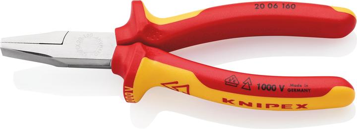 Actual product image Knipex Flat Nose Pliers (160 mm)