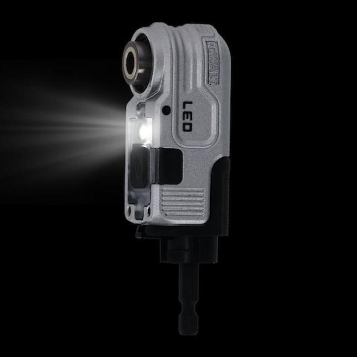 Actual product image DeWalt Angle attachment 1/4Z with LED DTLRA-QZ