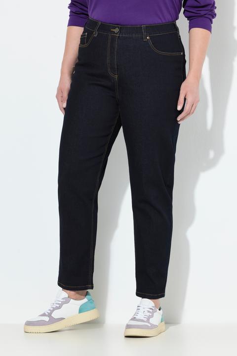 Produktbild Ulla Popken Mom-Jeans, 5-Pocket-Hose, Komfortbund, Stretchdenim (62)